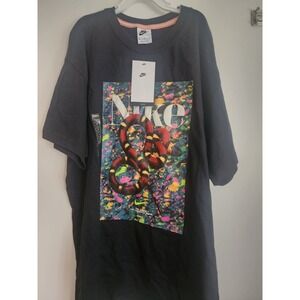 Nike Sportswear Max 90 Men's Medium Snake '90s Graphic T-Shirt Black DV0001-010